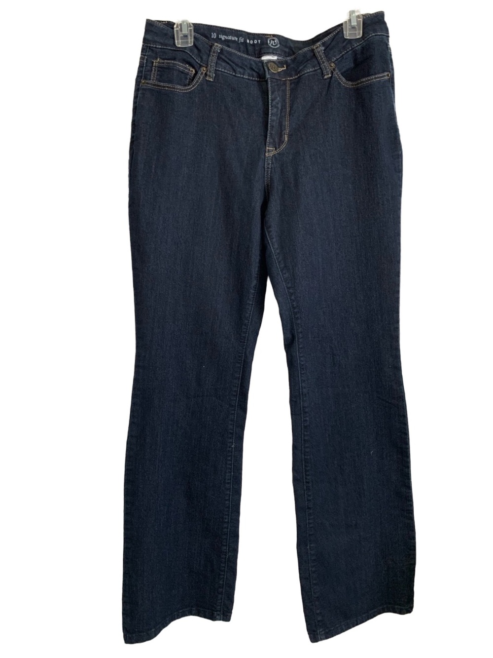 WESTPORT Women’s Dark Wash Blue Cotton Blend Jeans